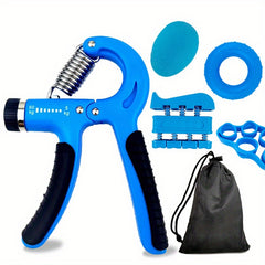 5pcs Grip Strength Trainer Set Hand Rehabilitation Silicone Finger Puller