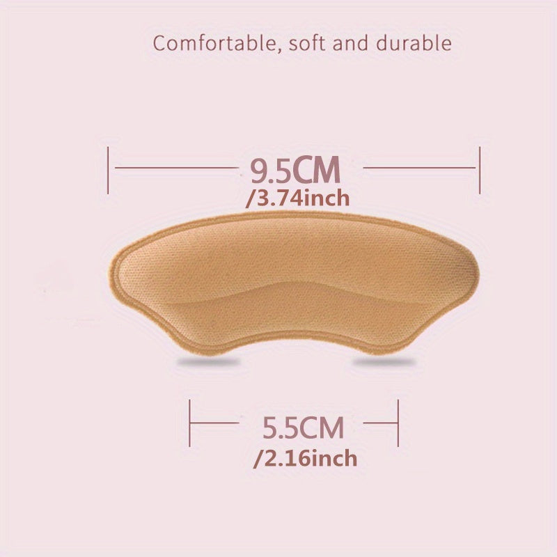 Comfortable Heel Pads for Improved Shoe Fit - Self-Adhesive Heel Protectors