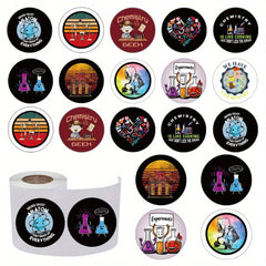 500pcs Chemistry Funny Stickers Water Bottle Skateboard Laptop Phone Decoration