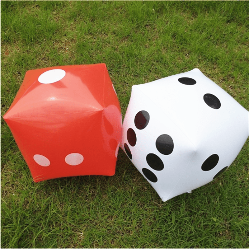 13in Oversized Dice Inflatable Dice for Parties Bars KTV