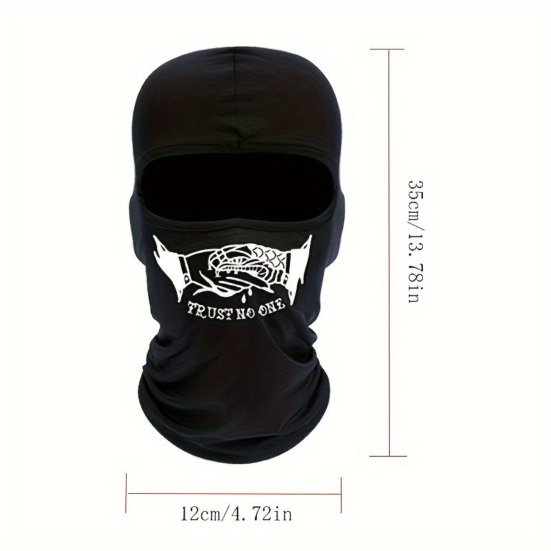 Men's Cycling Sunscreen & Dustproof Cap Print Hat