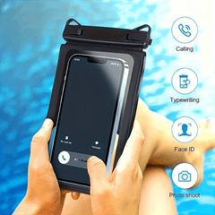 Waterproof Mobile Phone Storage Bag Clear Touch Screen Phone Case For Swimming