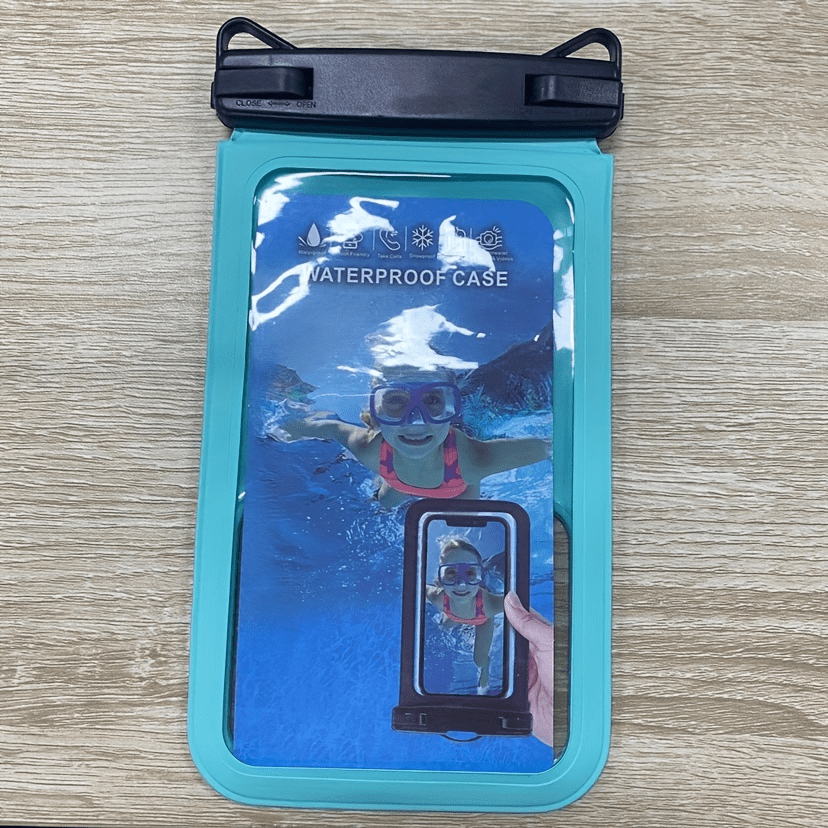 Waterproof Mobile Phone Storage Bag Clear Touch Screen Phone Case For Swimming