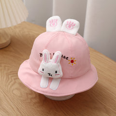 Baby Bucket Hat Thin Sunshade Spring Summer Hat With Ears Decor