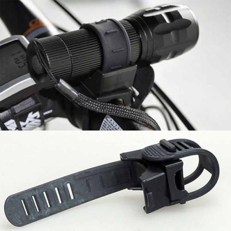 Adjustable LED Flashlight Lamp Holder for Bicycle