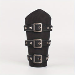 Leather Armguard Buckle Arm Protector Cosplay Bow Arrow Protector