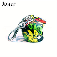 Motorcycle Helmet Key Chain Pendant Decor Accessories