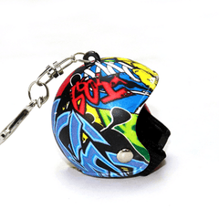 Motorcycle Helmet Key Chain Pendant Decor Accessories