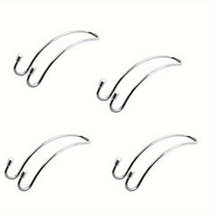 4pcs Car Seat Hook Hidden Headrest Hanger Handbag Coat Storage Organizer