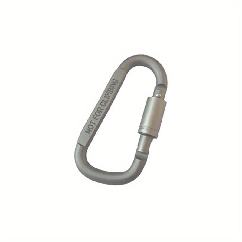6pcs D ring Aluminum Buckle for Backpack Hiking