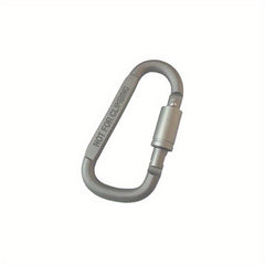 6pcs D ring Aluminum Buckle for Backpack Hiking