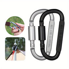6pcs D ring Aluminum Buckle for Backpack Hiking