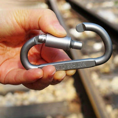 6pcs D ring Aluminum Buckle for Backpack Hiking