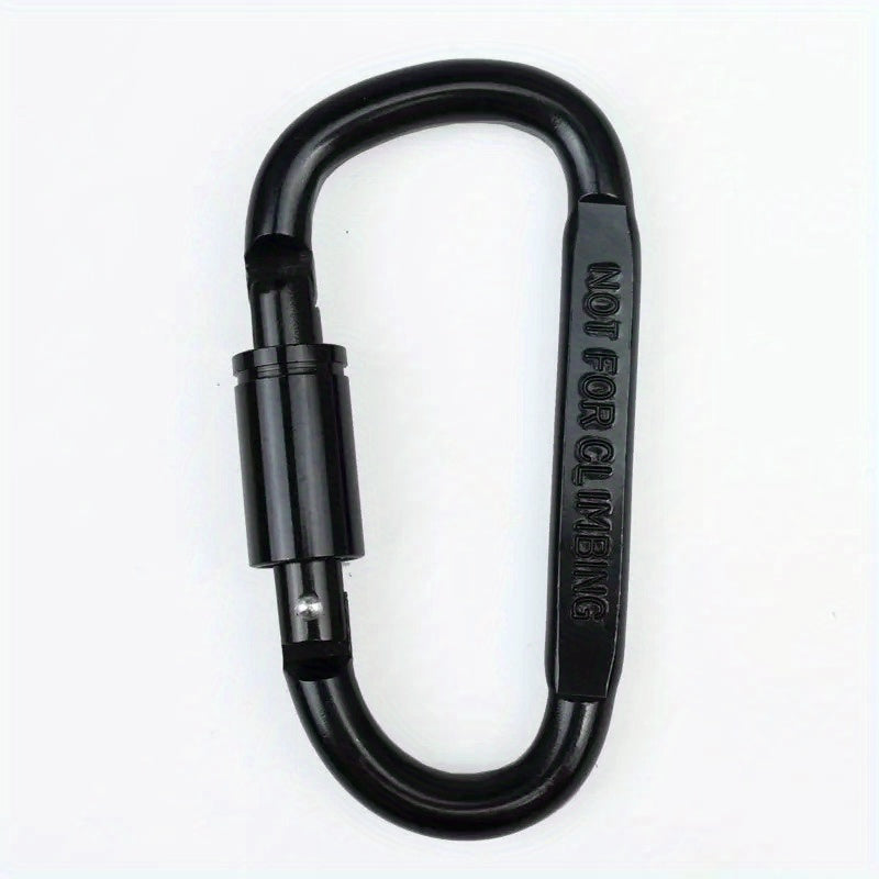 6pcs D ring Aluminum Buckle for Backpack Hiking