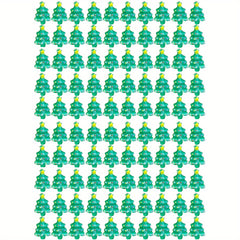Resin Mini Cartoon Animals Christmas Tree Flat Back Manicure Parts