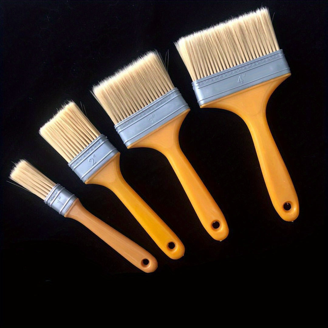 1pc Plastic Handle Paint Brush Soft Hair Cleaning Brush