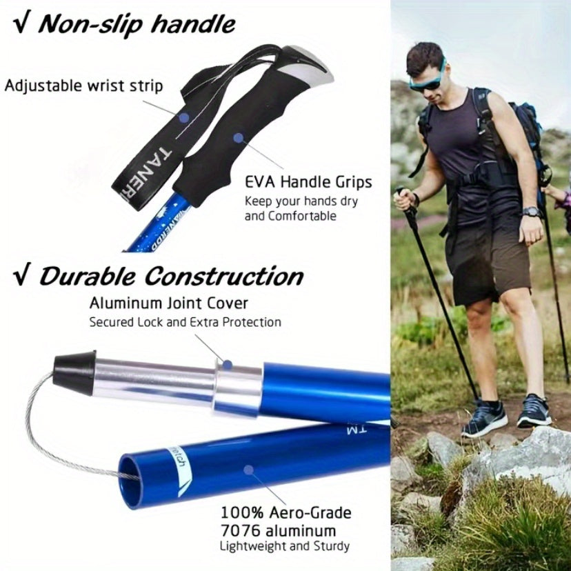 Portable Telescopic Trekking Pole for Hiking and Walking