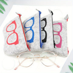 Glasses Zipper Bag Eyewear Accessories Multifunctional Cosmetic Bag