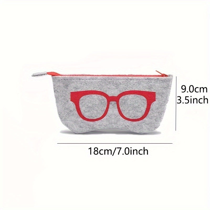 Glasses Zipper Bag Eyewear Accessories Multifunctional Cosmetic Bag