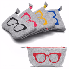 Glasses Zipper Bag Eyewear Accessories Multifunctional Cosmetic Bag