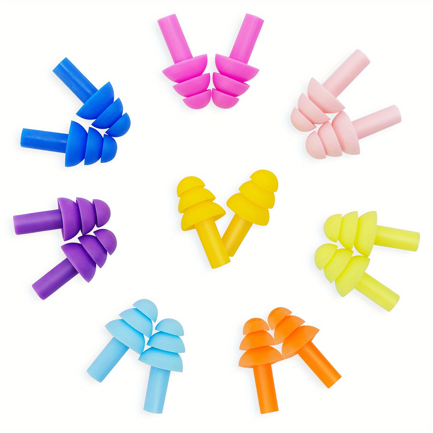 Soft Noise Cancelling Earplugs for Sleeping and Swimming