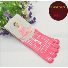 Silicone Grip Five Toe Split Socks Non Slip Yoga Dancing Socks