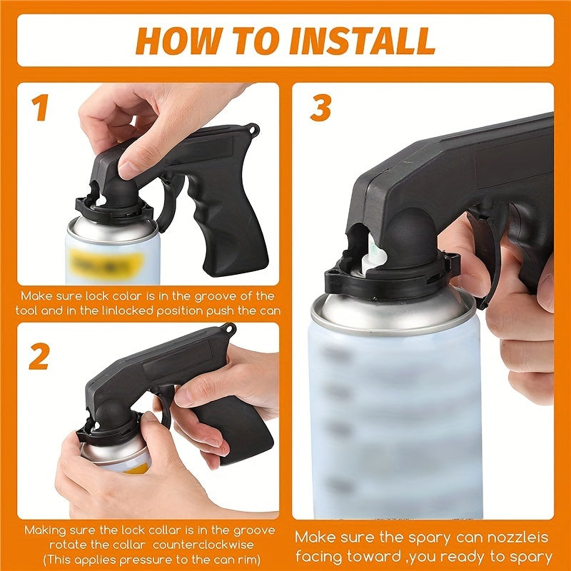 Shawty Aerosol Trigger Handle Spray Paint Gun Adapter Handle