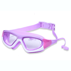 Kids Anti-fog Swim Goggles w/ Earplugs
