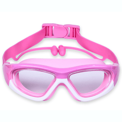 Kids Anti-fog Swim Goggles w/ Earplugs