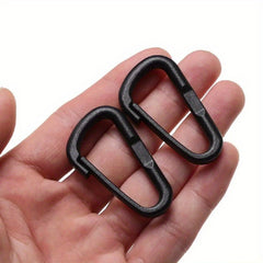 10pcs Nylon Carabiner Bottle Hanging Buckle Keychain Outdoor Camping Hiking