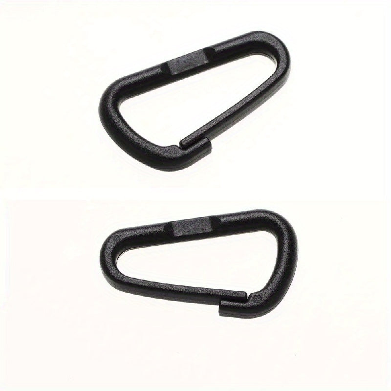 10pcs Nylon Carabiner Bottle Hanging Buckle Keychain Outdoor Camping Hiking