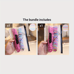 200 400pcs Colorful Elastic Hair Band Set for Girls