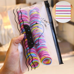 200 400pcs Colorful Elastic Hair Band Set for Girls