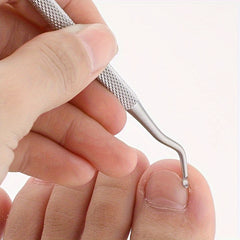 3pcs Ingrown Toenail Removal Tool and File Set Stainless Steel Pedicure Kit