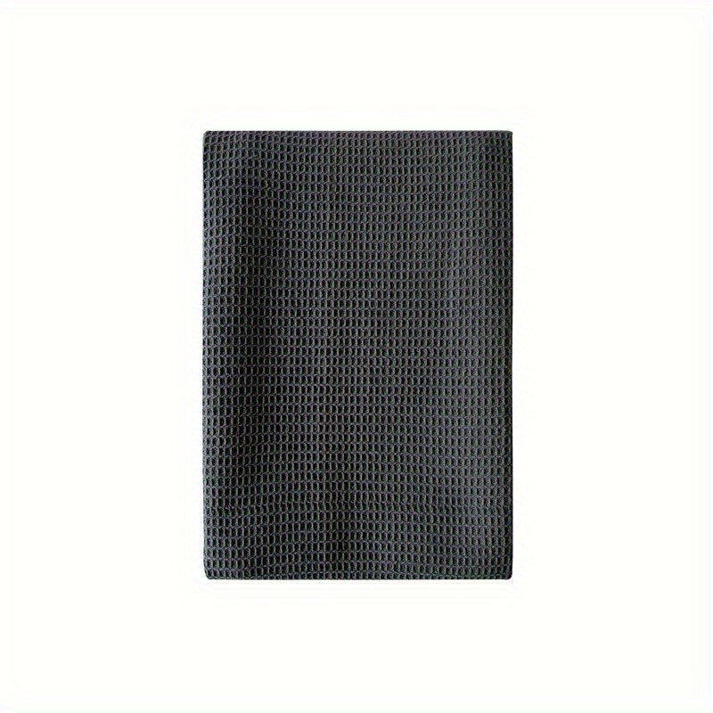 2pcs Waffle Dish Washing Towels Kitchen Rags Absorbent Square Towel Mixed