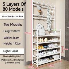 Nordic Bedroom Coat Racks Closet Organizer Space Saving Furniture
