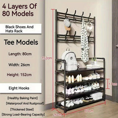 Nordic Bedroom Coat Racks Closet Organizer Space Saving Furniture