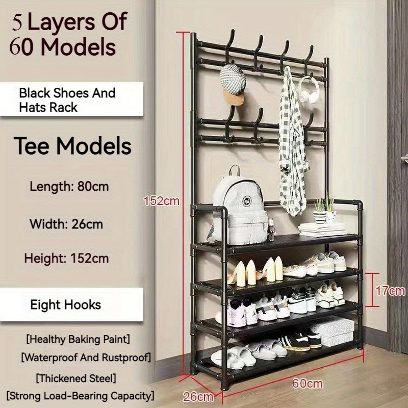 Nordic Bedroom Coat Racks Closet Organizer Space Saving Furniture