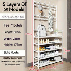 Nordic Bedroom Coat Racks Closet Organizer Space Saving Furniture