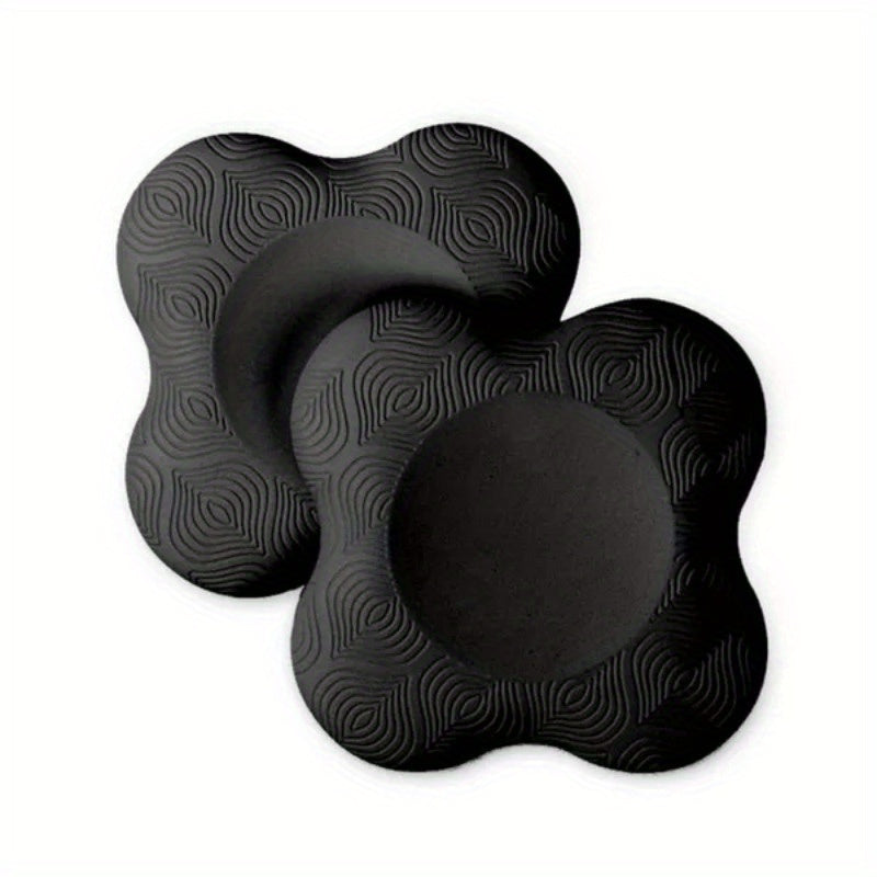 2pcs Solid Yoga Knee Pads Balance Mat For Plank Support