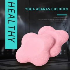 2pcs Solid Yoga Knee Pads Balance Mat For Plank Support