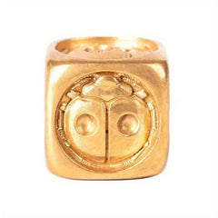 Copper Ladybug Dice Vintage Table Ornament