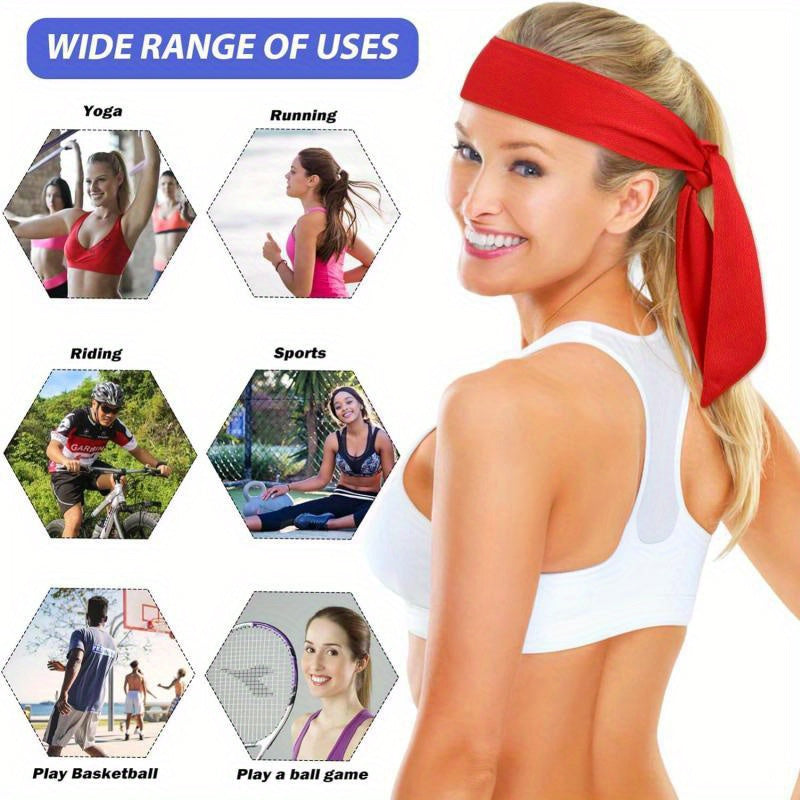 Moisture Absorbing Non Slip Sports Headband Yoga Running Fitness