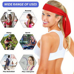 Moisture Absorbing Non Slip Sports Headband Yoga Running Fitness