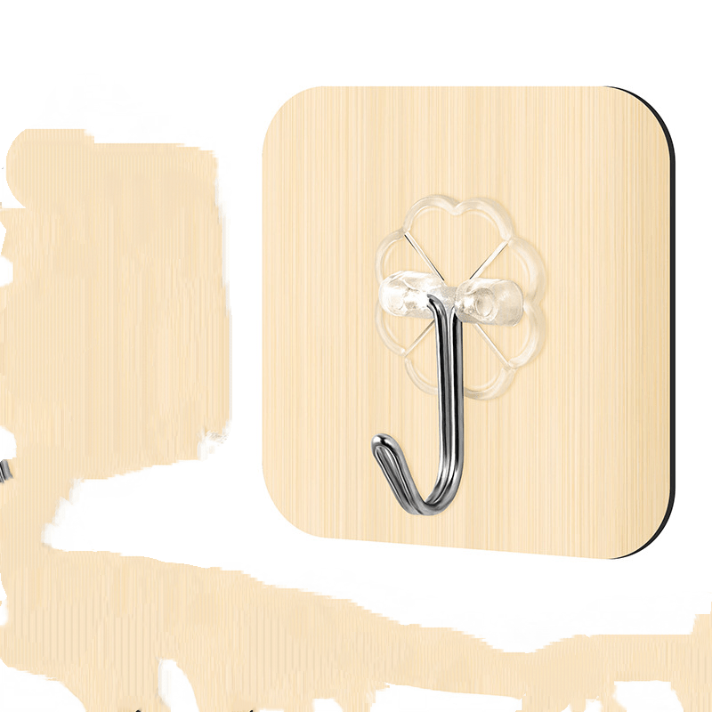 10pcs Transparent Seamless Hook Strong Sticky Hook Magic Seamless Hook