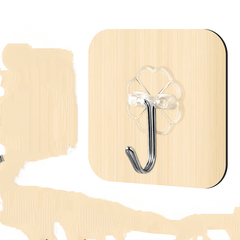 10pcs Transparent Seamless Hook Strong Sticky Hook Magic Seamless Hook