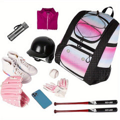 MATEIN Softball Bag Lightweight Baseball Bat Backpack with Shoe Compartment