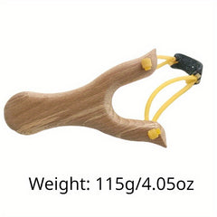 Wooden Slingshot Toy for Outdoor Play with Rubber Band