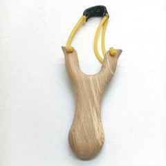 Wooden Slingshot Toy for Outdoor Play with Rubber Band