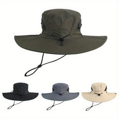 Outdoor Mountaineering Fishing Wide Brim Bucket Hat